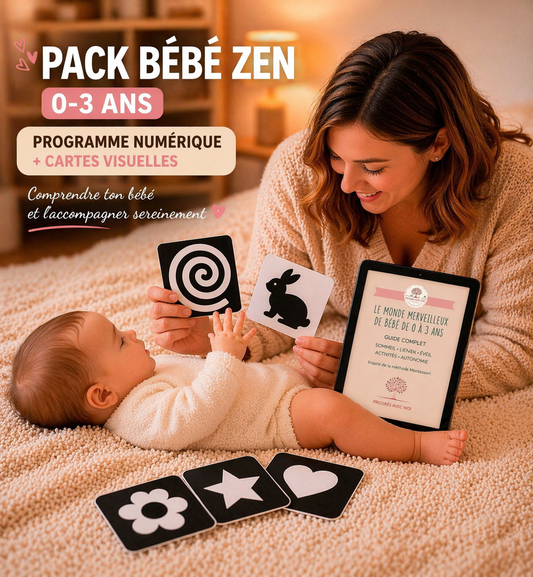PACK BÉBÉ ZEN 0-3 ans - Programme numérique + cartes visuelles
